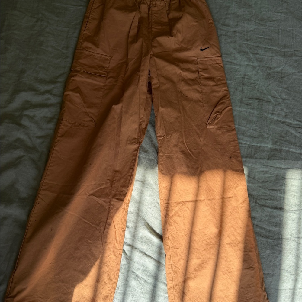 Nike Light Brown Elastic Waist Pants
